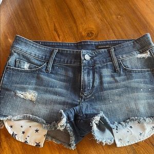 Denim shorts